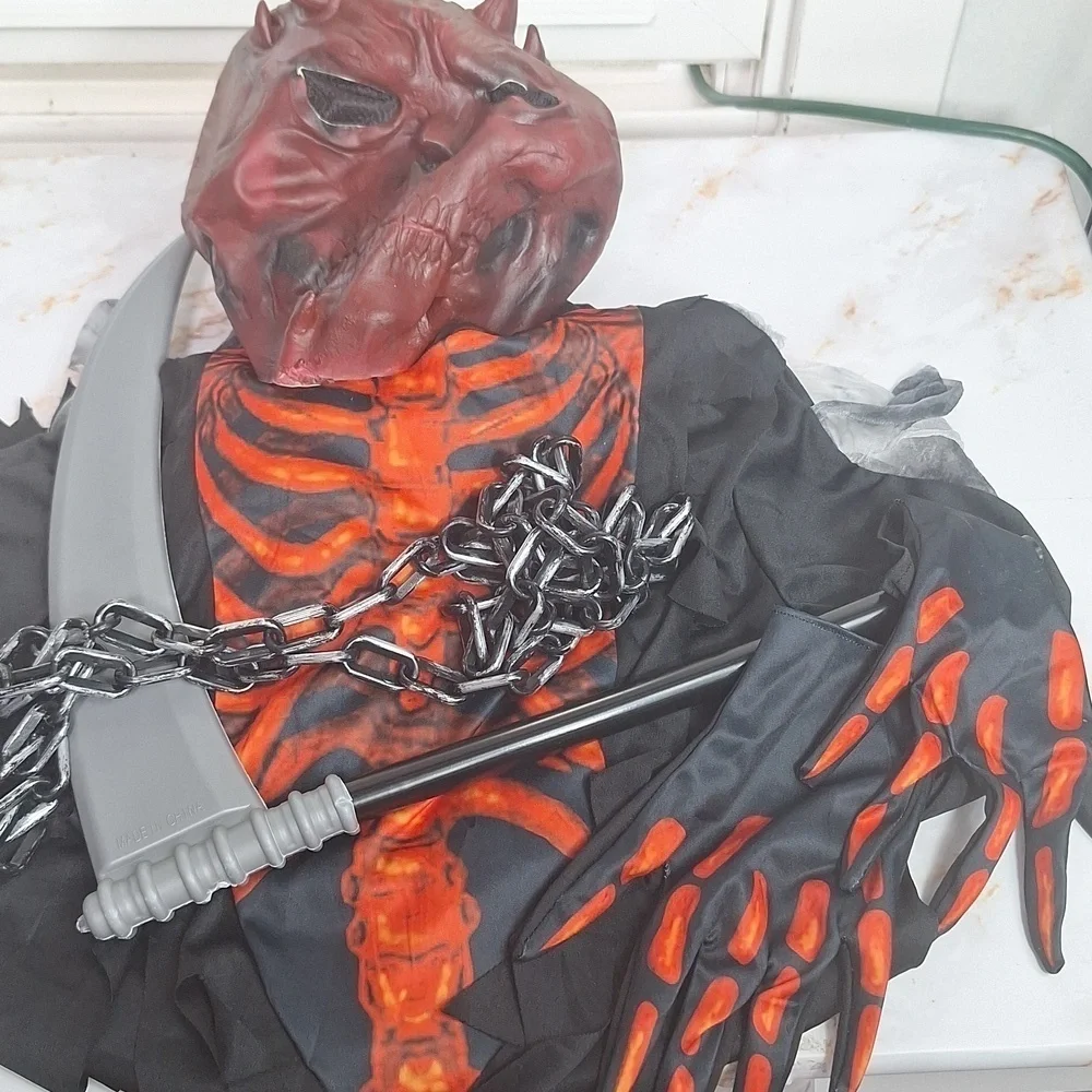 Spooktacular Creations Skull Reaper Halloween Costume